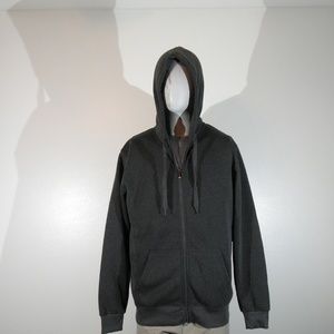 North Pole Black Zip up Hoodie Sweatshirt - M
